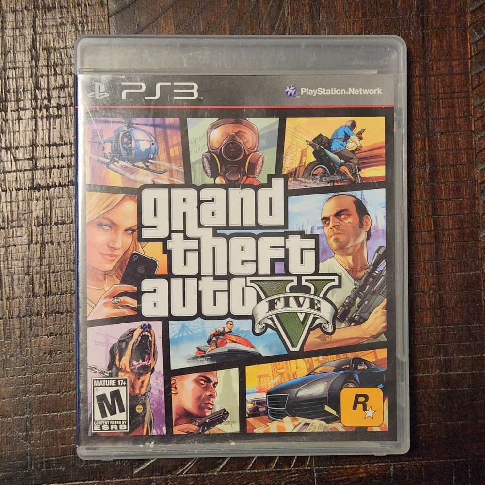 Grand Theft Auto V 5 PS3 Playstation 3 Rockstar Games Video‎ Game